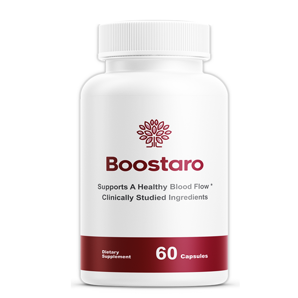 A single bottle of the Boostaro supplement for a 30-day supply.
